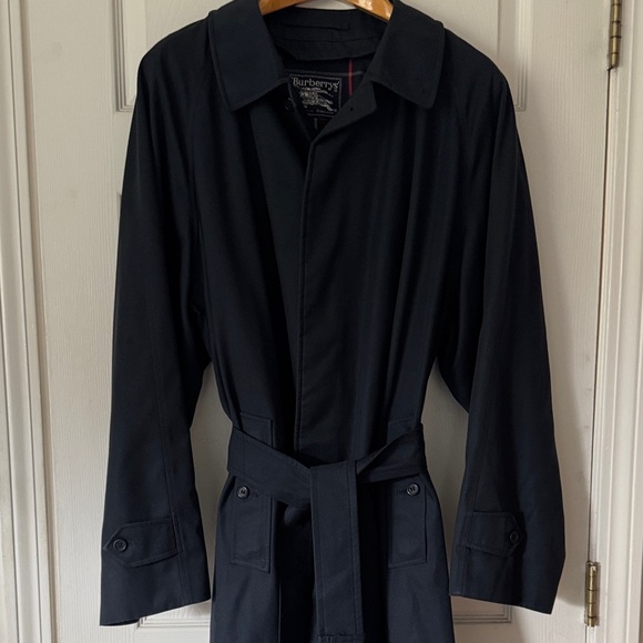 Burberry Dark Navy Trench Coat